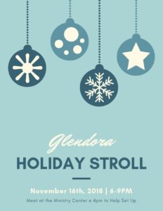 Holiday Stroll in Downtown Glendora