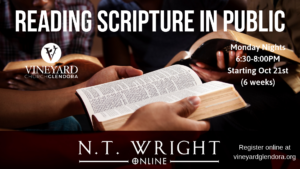 Reading Scripture in Public