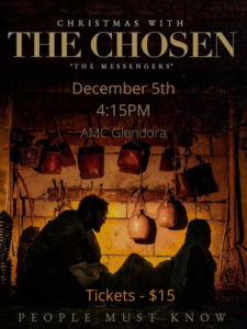 Christmas with the Chosen Film Showing @ AMC Glendora
